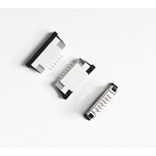 Разъем подключения FFC/FPC шлейфа 6pin 1мм