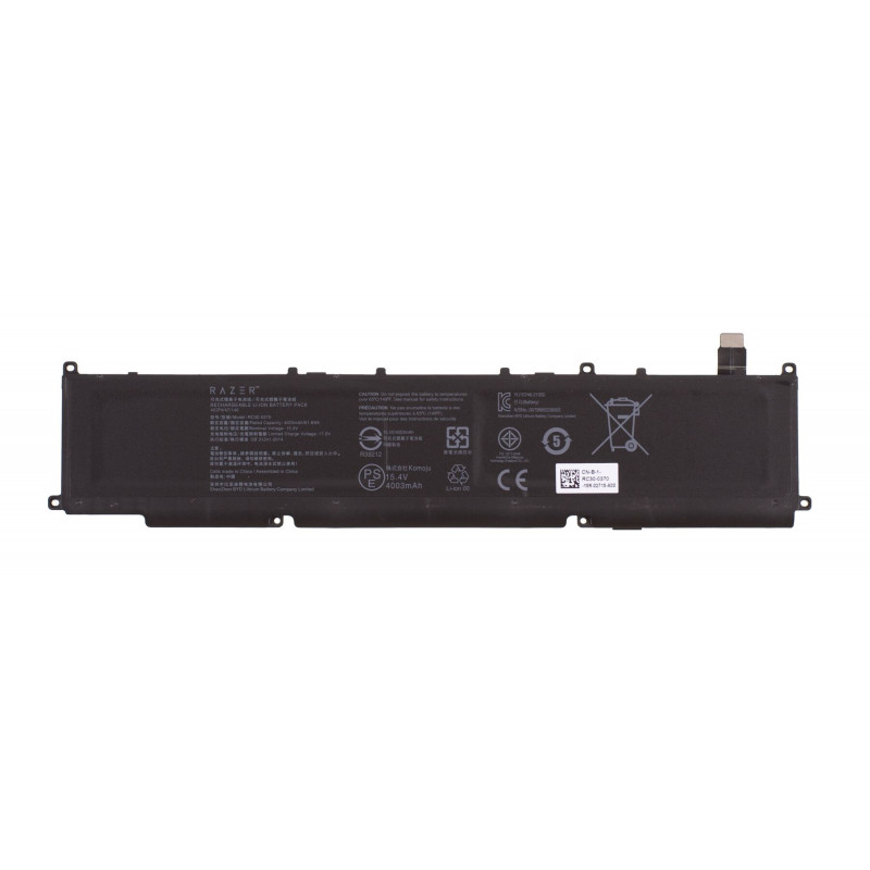 Батарея (аккумулятор АКБ) RC30-0370 для ноутбука Razer Blade 14 RZ09-0370 RZ09-0368 4003mAh 15.4V 61.6Wh Оригинал, 4003 mAh, Внутренний, Оригинал, 15 V