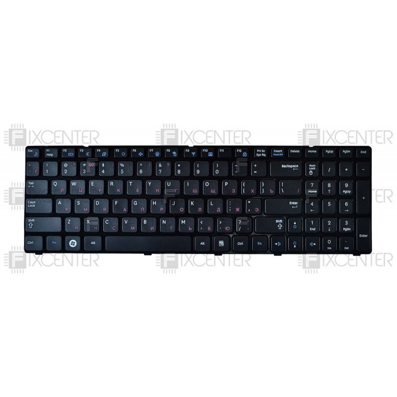 Клавиатура для ноутбука Samsung R578, R580, R588, R590 (шрифт отличается)