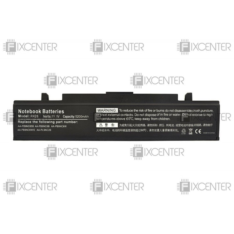 Батарея (аккумулятор) для ноутбука Samsung R420, R460, R522, R528, R530, RV408, NP300 5200 mAh, 5200 mAh, Внешний, High copy, 11.1 V