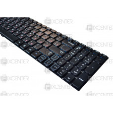Клавиатура для ноутбука Samsung RV509, RV511, RV513, RV515 (белый шрифт)