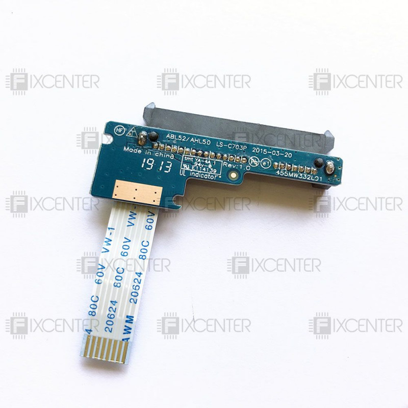 Шлейф SATA (LS-C703P) для жесткого диска (шлейф HDD) для ноутбука HP Pavilion 15-AC, 15-AF, 250 G4