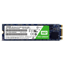 Накопитель SSD 120GB WD Green M.2 2280 SATAIII TLC (WDS120G2G0B), 120, TLC, M.2, SATAIII