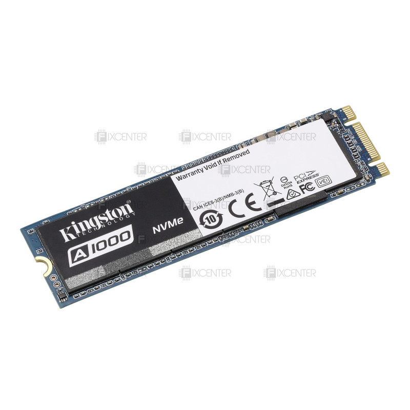 Накопитель SSD 240GB Kingston A1000 M.2 2280 PCIe 3.0 3D TLC (SA1000M8/240G), 240, MLC, M.2, PCI Express 3.0 x4