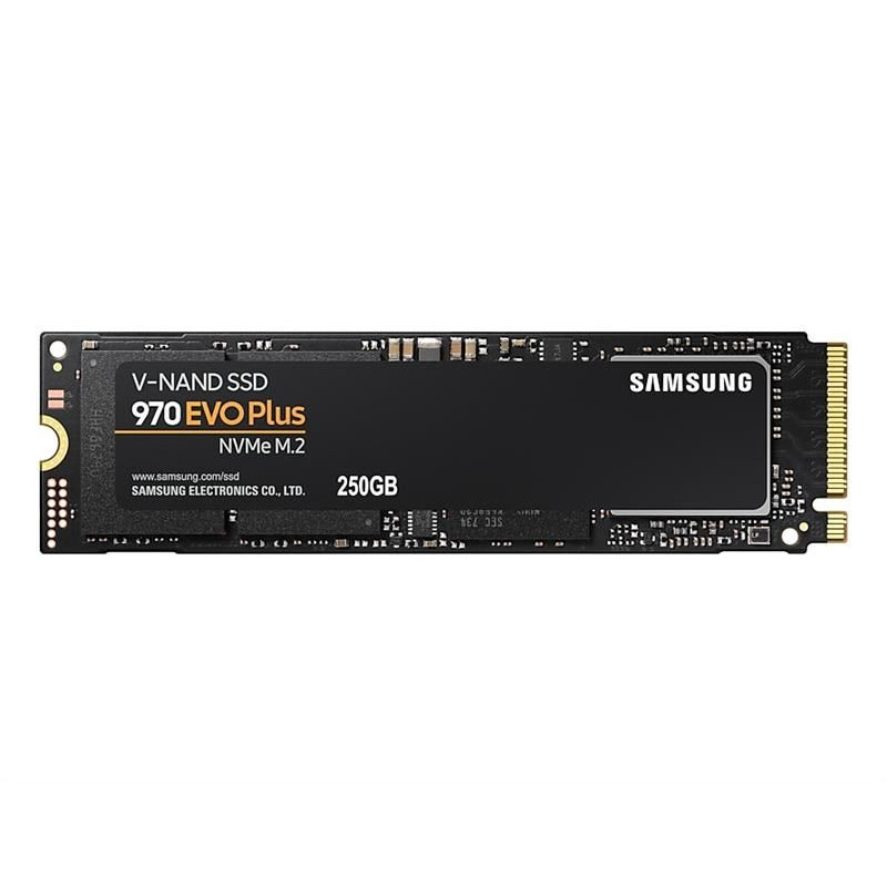 Накопитель SSD 250GB Samsung 970 EVO Plus M.2 PCIe 3.0 x4 V-NAND MLC (MZ-V7S250BW), 256, MLC, M.2, PCI Express 3.0 x4