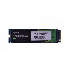 Твердотельный накопитель SSD APACER AS2280P4 256GB M.2 NVMe , 256, TLC, M.2, PCI Express 3.0 x4