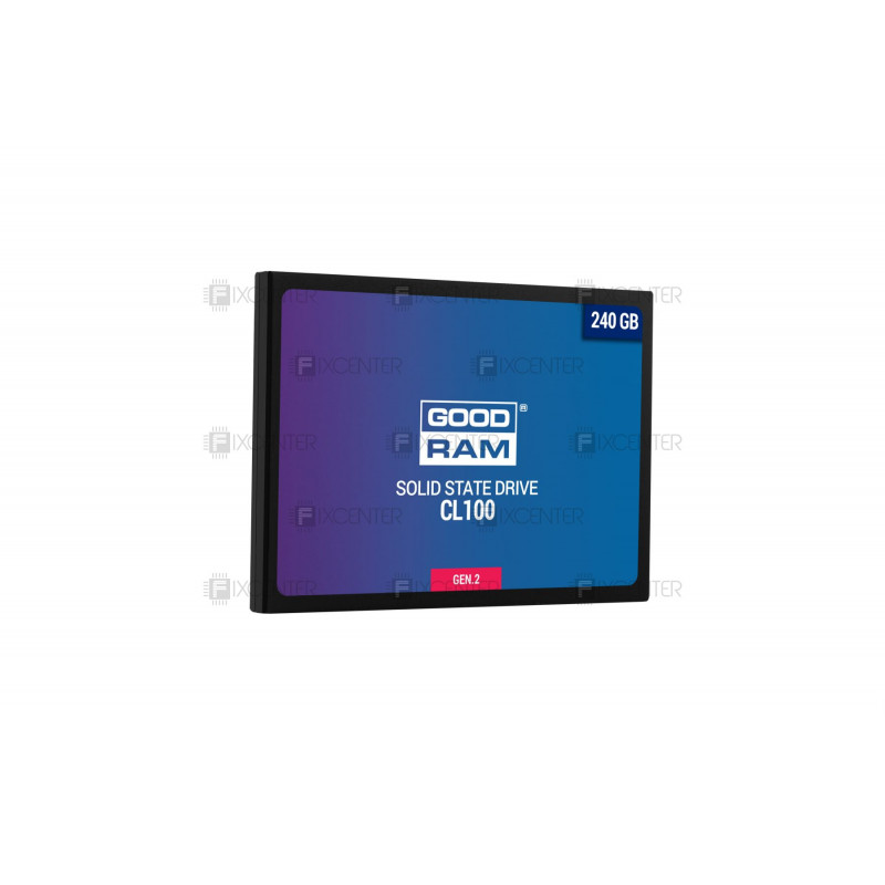 Накопитель SSD 240GB GOODRAM CL100 GEN.2 2.5" SATAIII TLC (SSDPR-CL100-240-G2), 240, TLC, 2.5", SATAIII