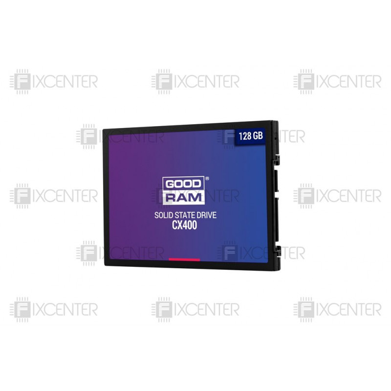 Накопитель SSD 128GB GOODRAM CX400 2.5" SATAIII 3D TLC (SSDPR-CX400-128), 128, TLC, 2.5", SATAIII