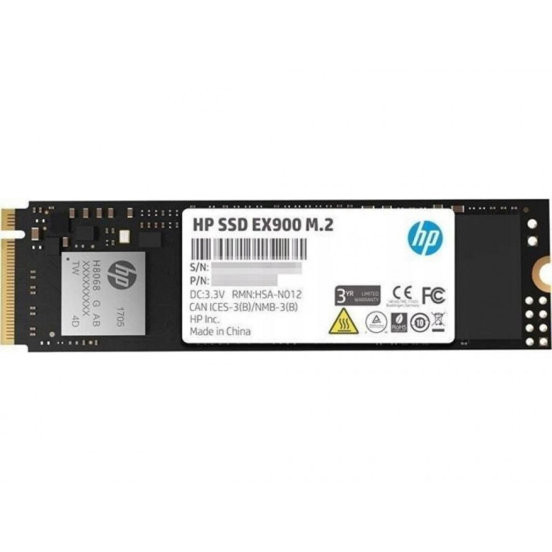 Твердотільний накопичувач SSD 250GB HP EX900 M2 (M2, TLC)