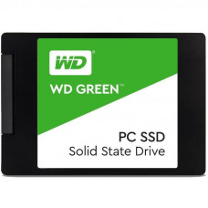 Накопитель SSD 120GB WD Green 2.5" SATAIII TLC (WDS120G2G0A), 120, TLC, 2.5", SATAIII