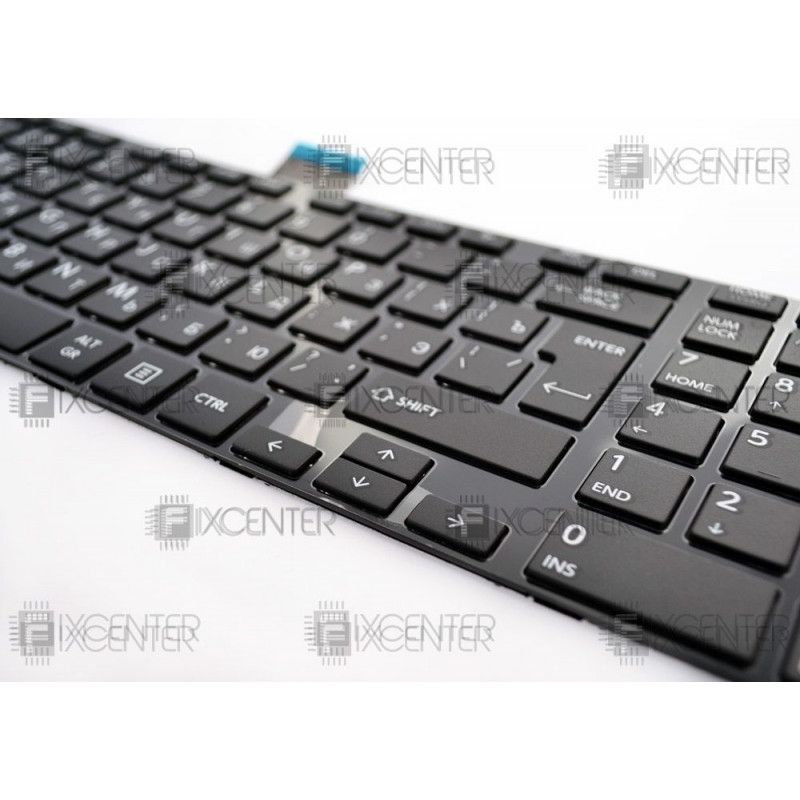 Клавиатура для ноутбука Toshiba Satellite C50-A, C55-A с фреймом
