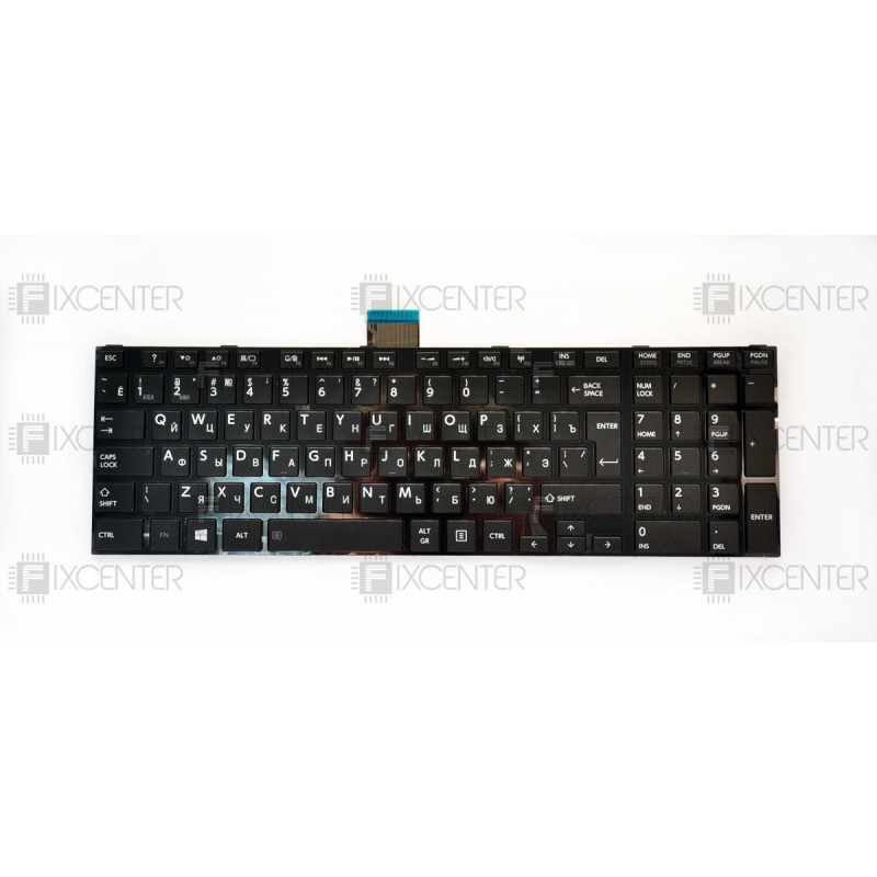 Клавиатура для ноутбука Toshiba Satellite C50-A, C55-A с фреймом