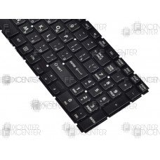 Клавиатура для ноутбука Toshiba L50-B, S50-B, L55-B, S55-B Г-образный энтер