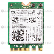Б/У Wi-Fi модуль (вайфай адаптер) Bluetooth+Wi-Fi адаптер Intel 3165NGW