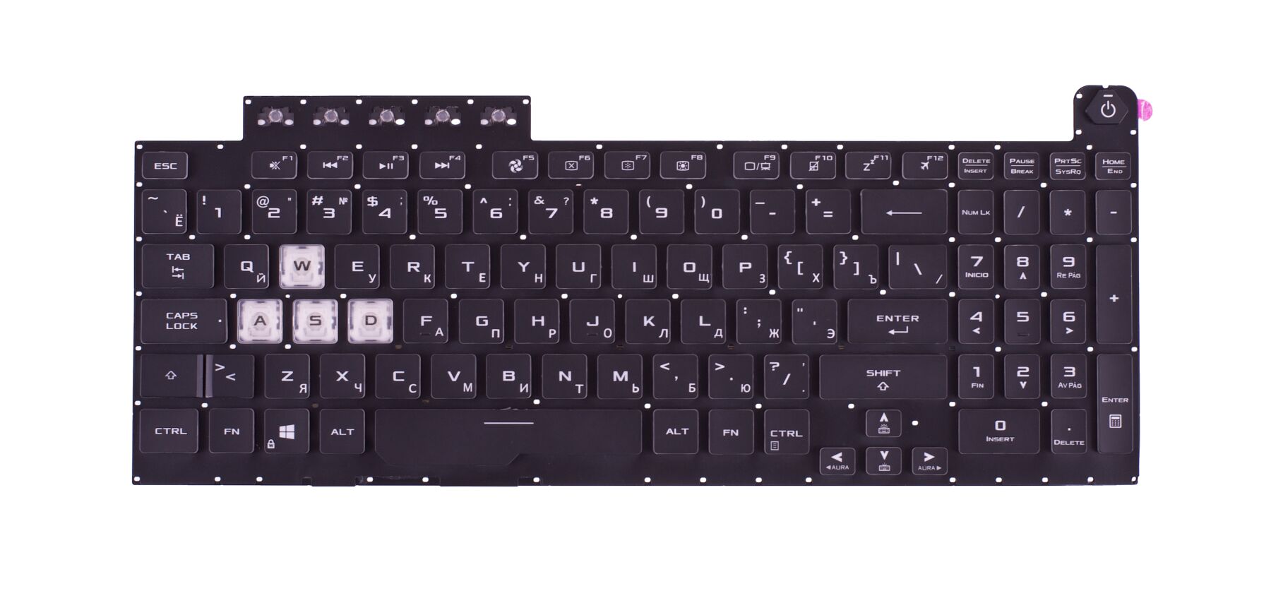 Клавіатура для ноутбука Asus TUF Gaming FA506 FA566 FX506 FX566