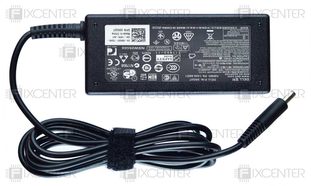 Блок питания Dell 45W (19.5V 2.31А 4,5*3,0мм) Оригинал купить в